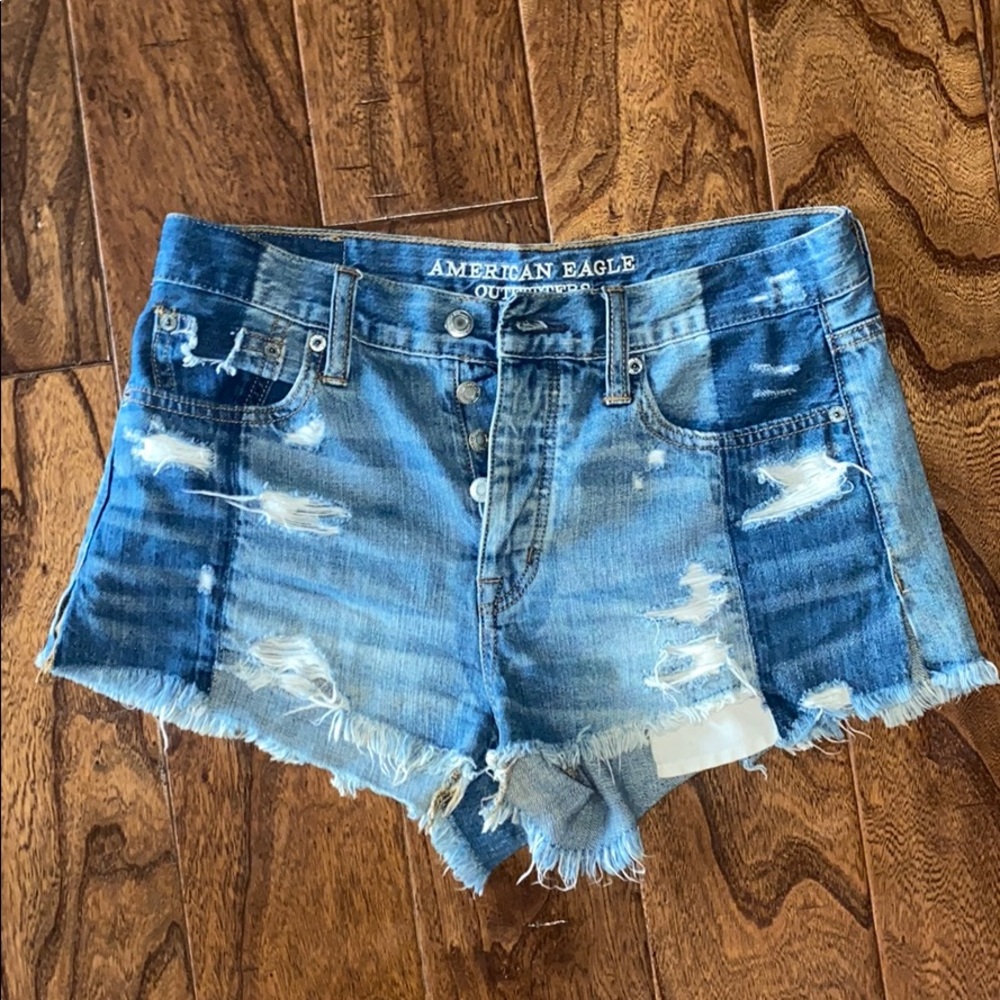 american eagle festival jean shorts